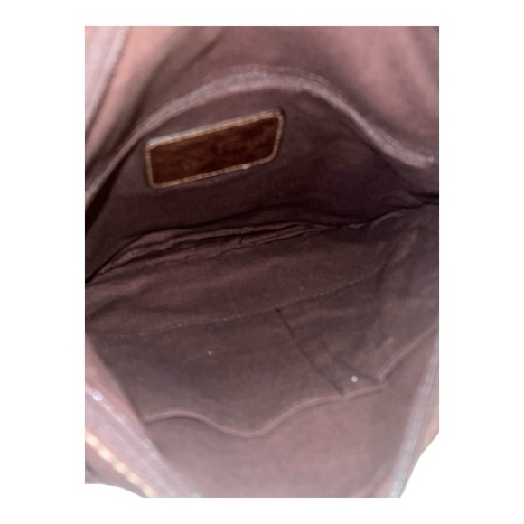 Fossil Dark Brown Crossbody Bag Genuine Leather - Picture 7 of 7